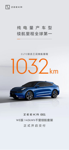 【新闻稿】纯电量产车型续航里程全球第一，搭载宁德时代麒麟电池的极氪001正式交付267.png
