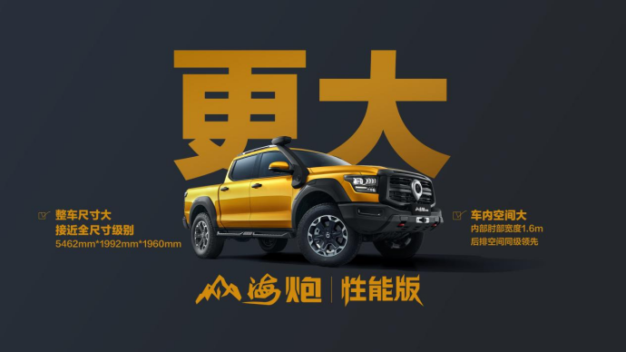 【性能版上市稿】售价27.98万元，大型高性能豪华皮卡山海炮性能版重磅上市final485.png