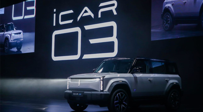 奇瑞发大招了，iCAR 03定价10.98万起，纯电SUV比油车更便宜